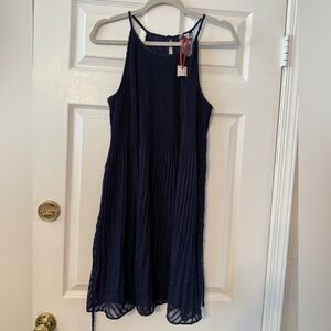 Elle Navy Blue Mini Dress